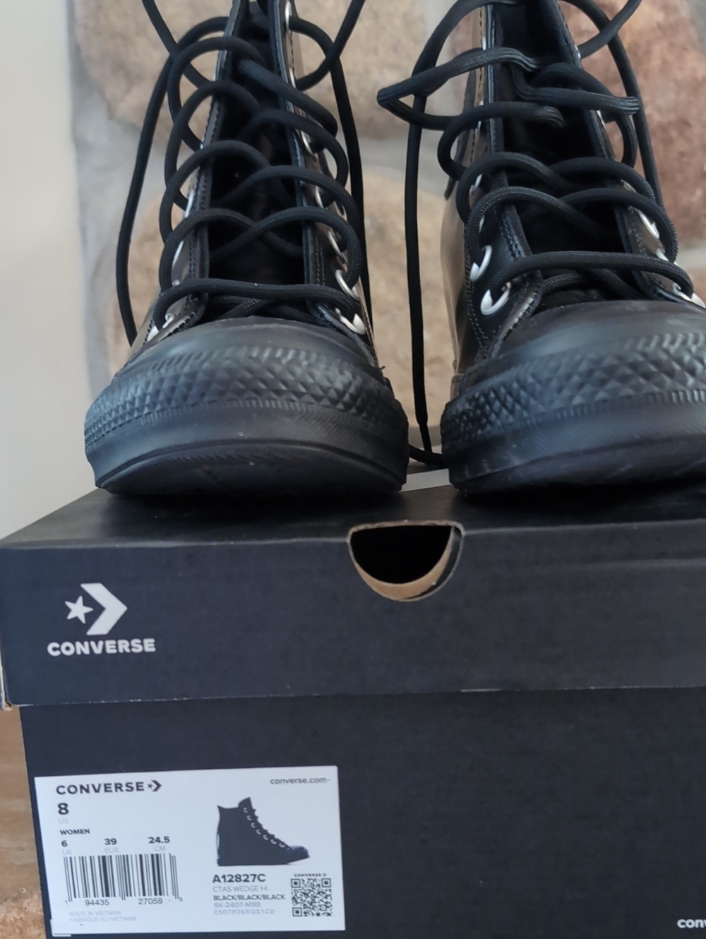 Converse Black High-Top Canvas Sneakers